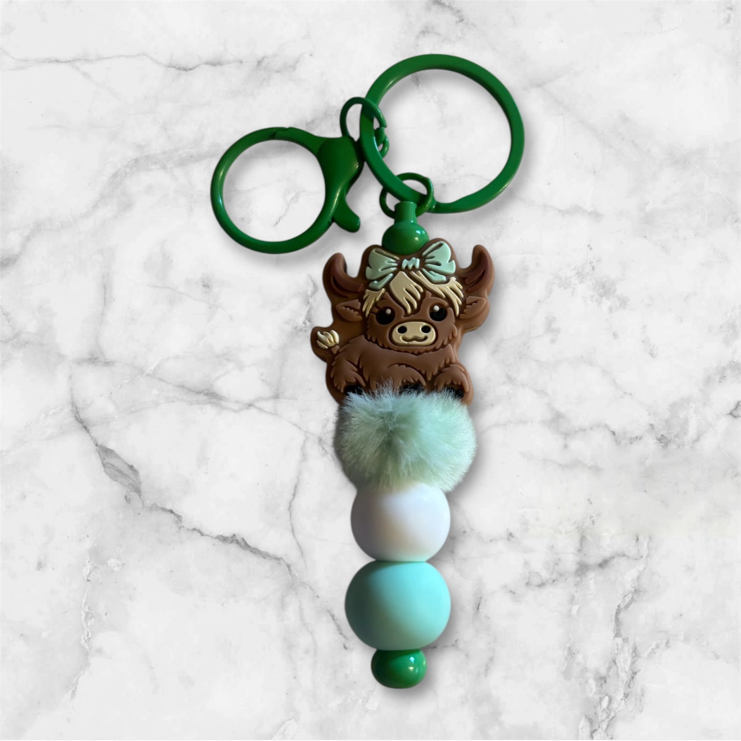 Aqua Highland Cow โจ